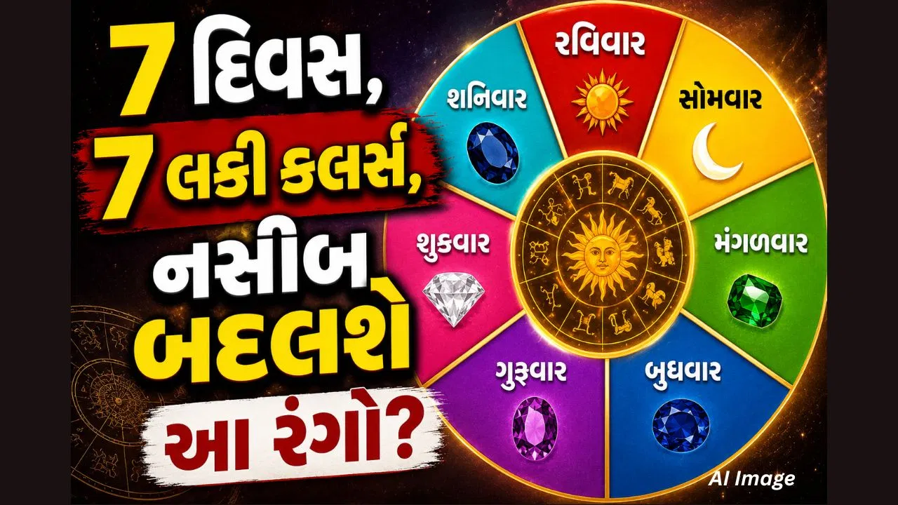 સોમવારથી રવિવાર સુધી… કયા દિવસે કયો રંગ પહેરવો? દરેક દિવસનો લકી રંગ જાણો