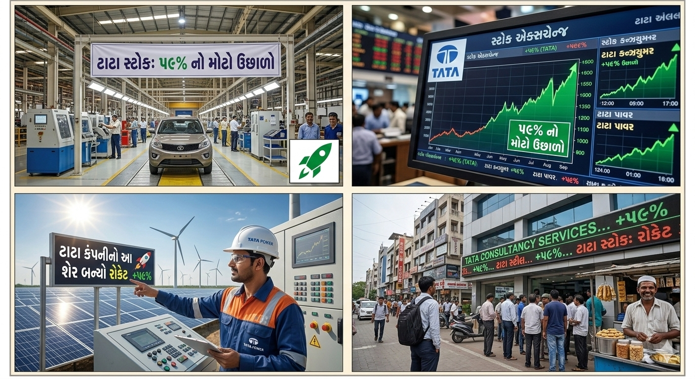 TATA Stock: ટાટા કંપનીનો આ શેર બન્યો રોકેટ, સ્ટોકમાં આવ્યો 59%નો મોટો ઉછાળો