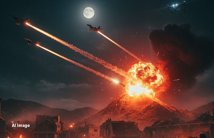 અફઘાનિસ્તાનના હુમલાથી અકળાયેલા પાકિસ્તાનની ફરી એરસ્ટ્રાઇક, 70થી વધુ તાલિબાનીના મોતનો દાવો