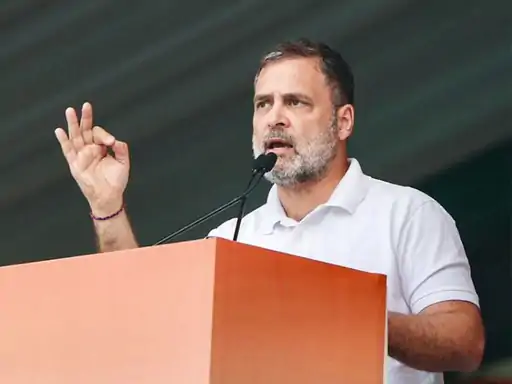 કોંગ્રેસની રેલીમાં 'મોદી તારી કબર ખોદાશે'નો નારો:ભાજપે કહ્યું- કોંગ્રેસ મુઘલોના માર્ગે, જલદી દફન થશે; રાહુલનું કામ ઔરંગઝેબ જેવું