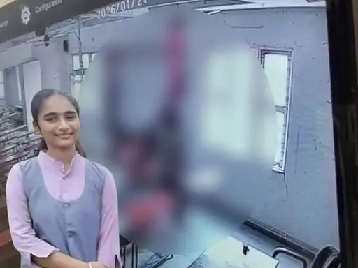 મહેસાણામાં ધો-7માં ભણતી વિદ્યાર્થિનીનો આપઘાત:ઘરની પાસે આવાસના છઠ્ઠા માળેથી મોતની છલાંગ લગાવી, ચા-નાસ્તો કરી સ્કૂલે જવા નીકળી હતી
