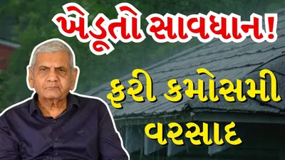 Breaking News : ખેડૂતો ALERT ! ફેબ્રુઆરીમાં કમોસમી વરસાદની અંબાલાલ પટેલની મોટી આગાહી જુઓ Video