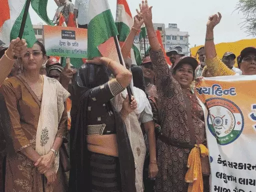 ગાંધીનગરમાં માજી સૈનિકોનું 23 દિવસથી આંદોલન યથાવત્:આજે સૈનિક અધિકાર મહારેલી