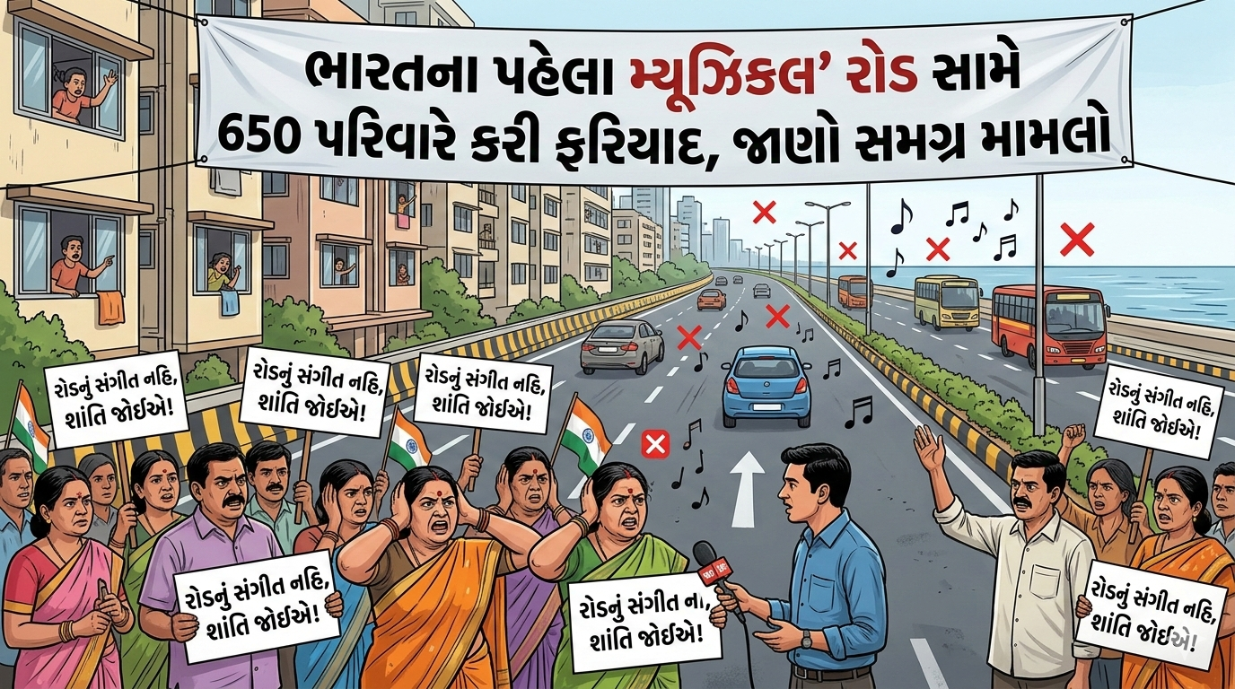 ભારતના પહેલા મ્યૂઝિકલ’ રોડ સામે 650 પરિવારે કરી ફરિયાદ, જાણો સમગ્ર મામલો