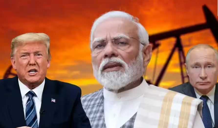દિવાળીએ ફરી ટ્રમ્પે બોમ્બ ફોડ્યો:કહ્યું, ભારત રશિયા પાસેથી તેલ ખરીદવાનું બંધ નહીં કરે તો હજુ ભારે ટેરિફ લાદીશું