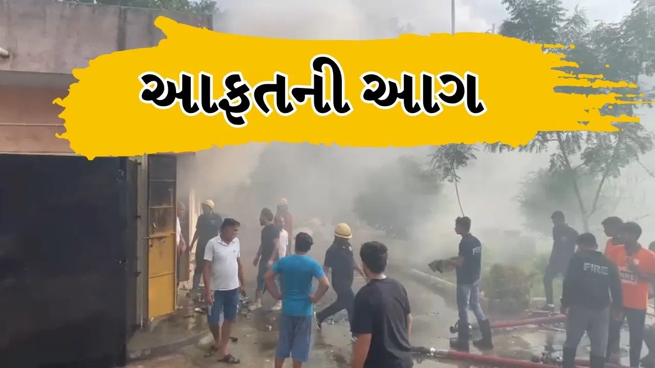  ચિખોદરામાં ફટાકડાના ગોડાઉનમાં લાગી વિકરાળ આગ, ફાયર સેફ્ટીના અભાવે ઉઠ્યા ગંભીર સવાલો