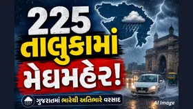 રાજકોટના લાઠ ગામમાં બે કલાકમાં 7 ઈંચ વરસાદ, ગામ સંપર્કવિહોણું થયુ
