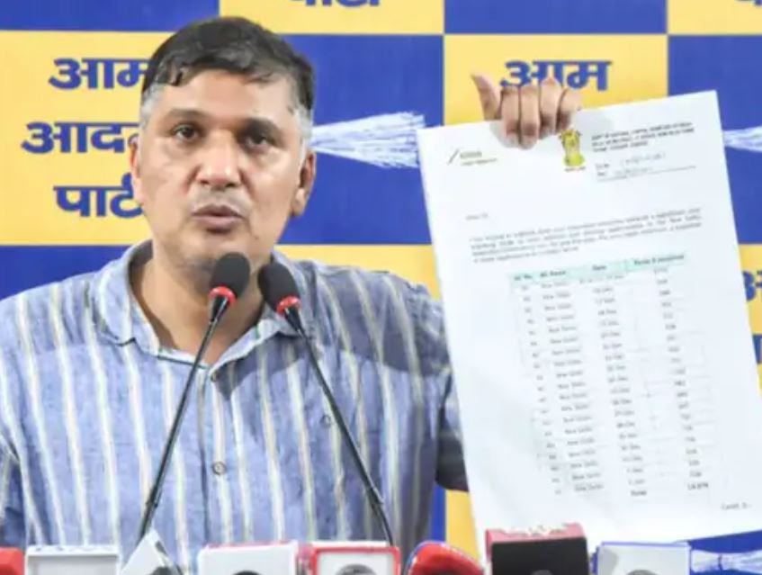 કોંગ્રેસ બાદ AAPએ ચૂંટણી પંચ પર લગાવ્યા આરોપ