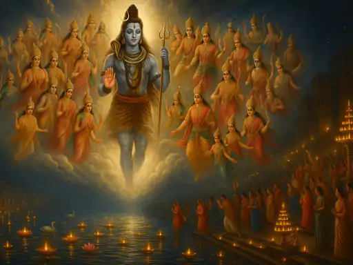 અમાસે આપણી દિવાળી હતી, આજે દેવતાઓની દિવાળી:માન્યતા: દેવતાઓ ગંગામાં સ્નાન કરવા માટે કાશી આવે છે, તેથી દીવા દાનની પરંપરા