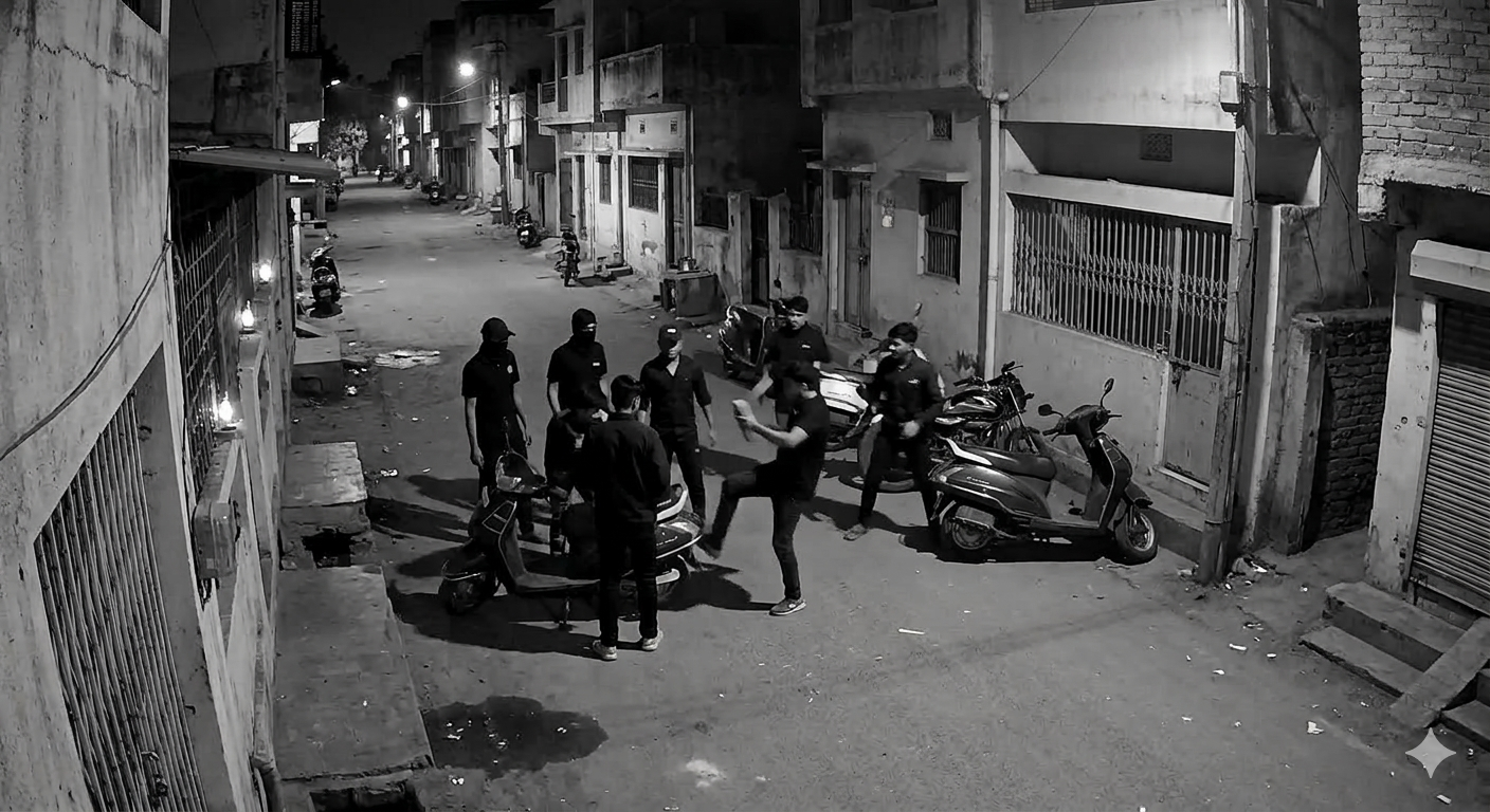 અમદાવાદમાં તોફાની તત્વોનો આતંક! સરદારનગરમાં મોડી રાત્રે નીકળેલી ગેંગના CCTV વાયરલ